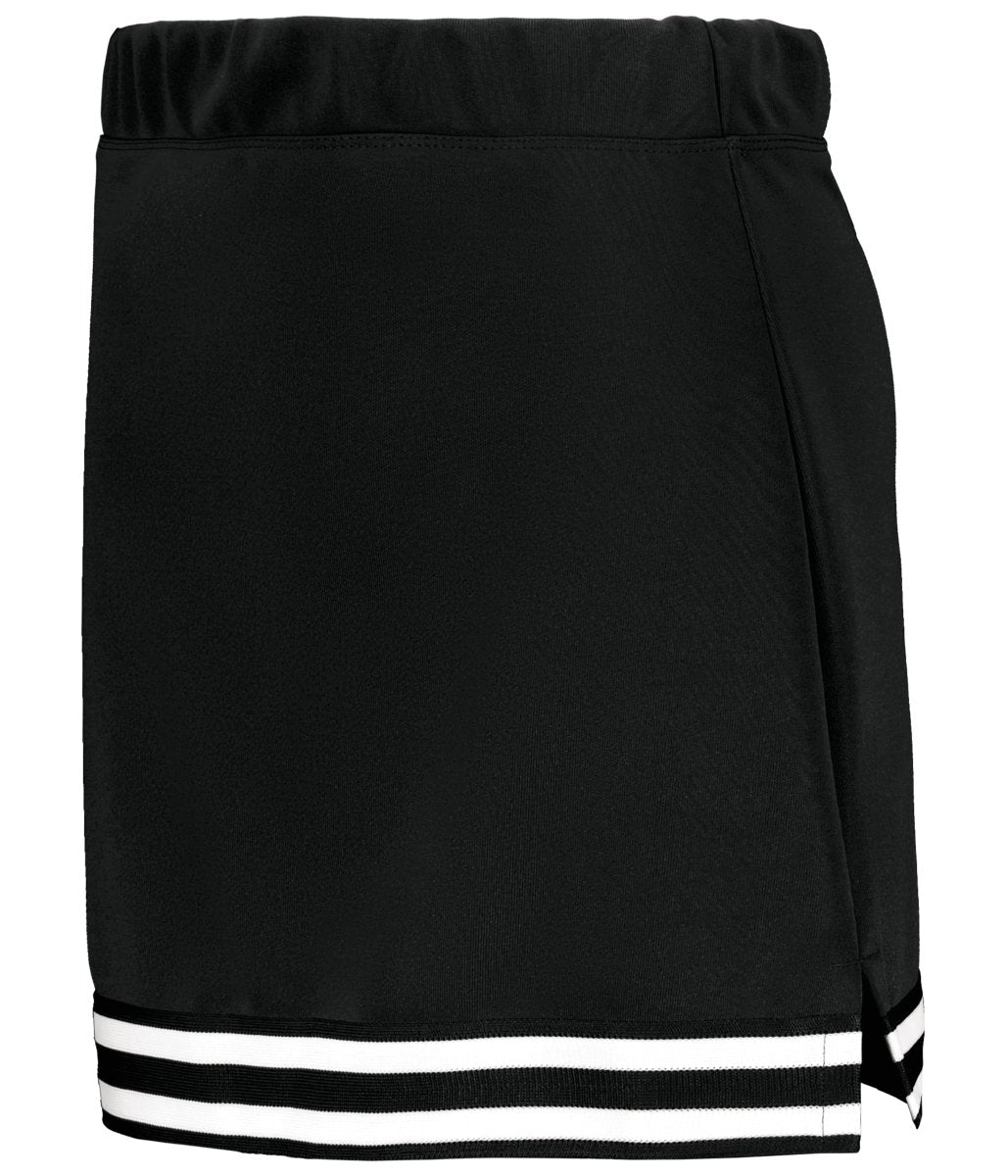 Augusta Sportswear Ladies Cheer Squad Skirt 6925 BLACK/BLACK/WHITE S