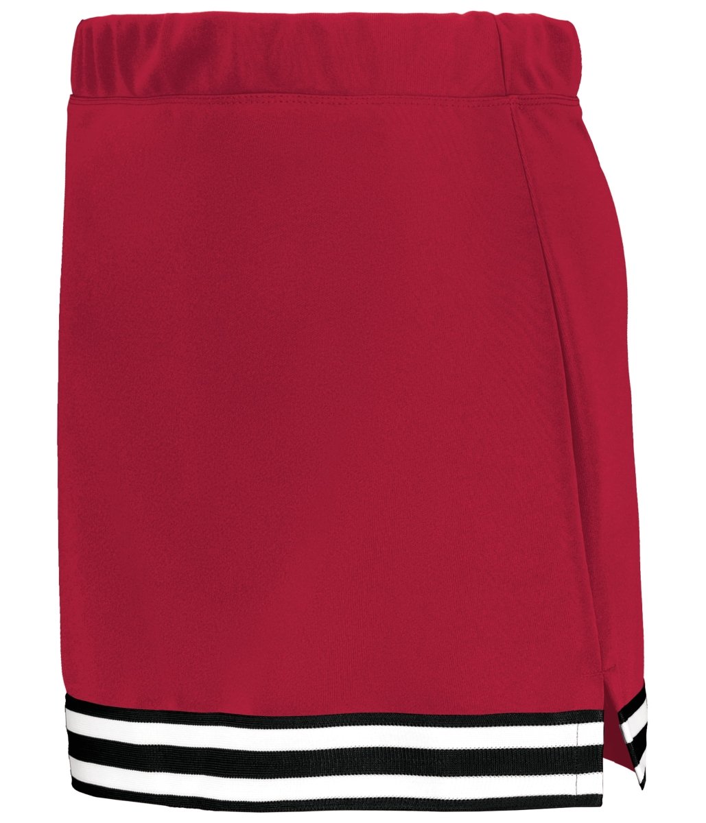 Augusta Sportswear Ladies Cheer Squad Skirt 6925 SCARLET/BLACK/WHITE S