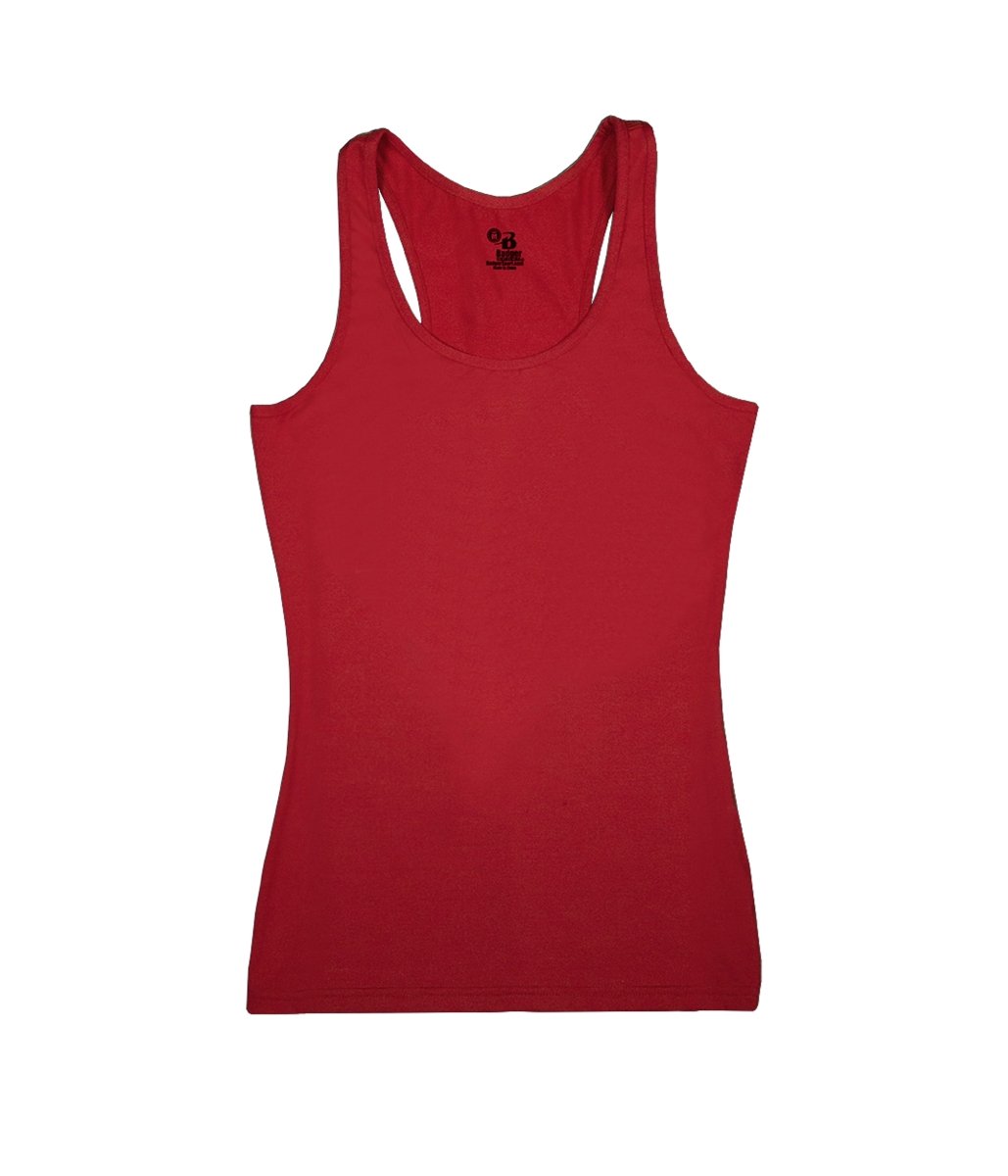 Augusta Sportswear LADIES COMPRESSION RACERBACK TANK 466600 RED (BA) S