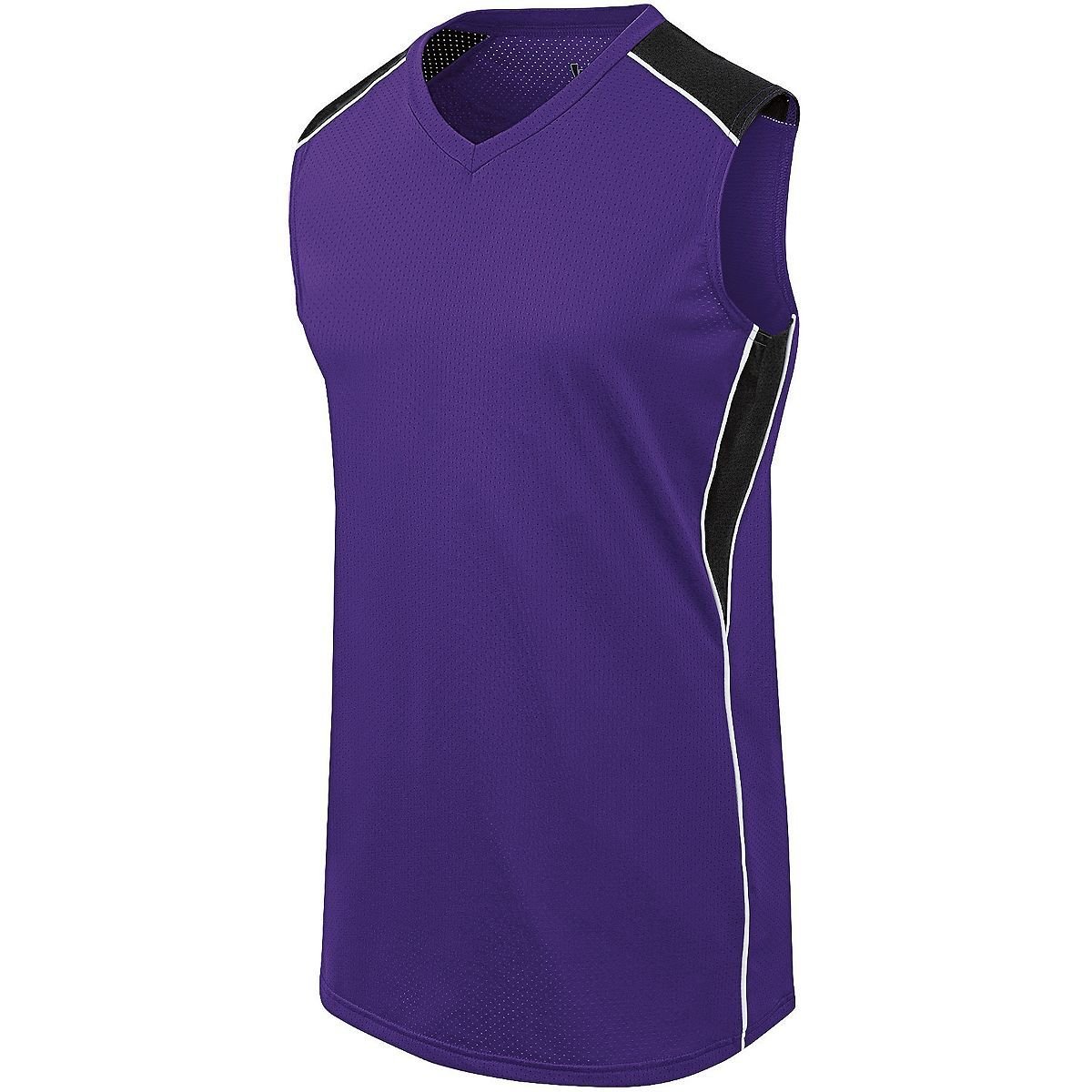Augusta Sportswear Ladies Dynamite Jersey 312162 PURPLE/BLACK/WHITE S