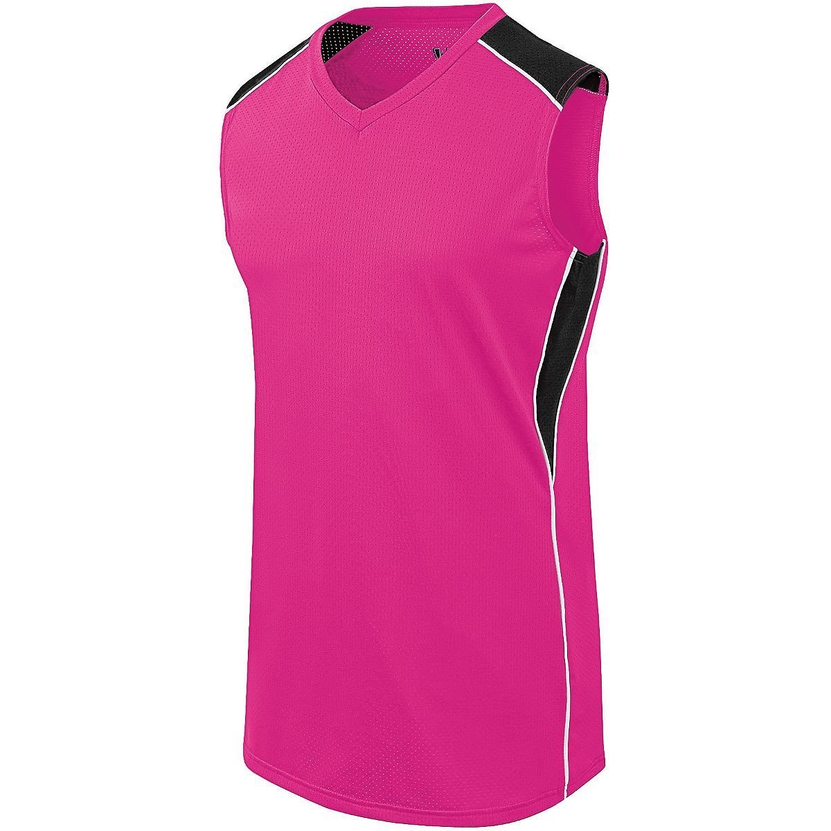 Augusta Sportswear Ladies Dynamite Jersey 312162 RASPBERRY/BLACK/WHITE S