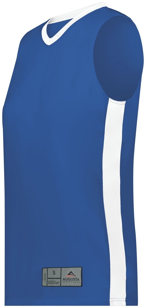 Augusta Sportswear Ladies Match - Up Basketball Jersey 6888 ROYAL/WHITE S
