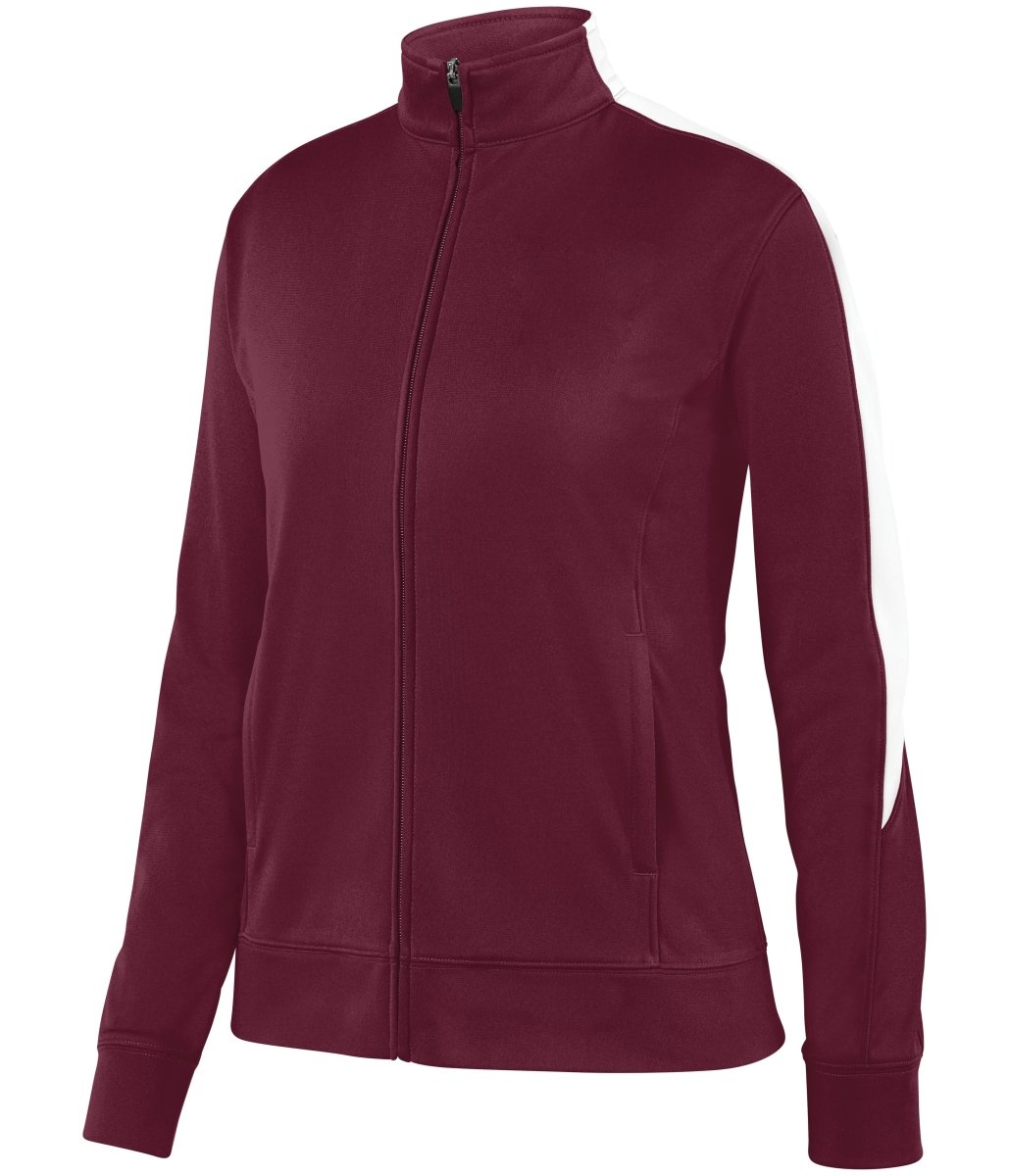 Augusta Sportswear Ladies Medalist Jacket 2.0 4397 MAROON/WHITE S