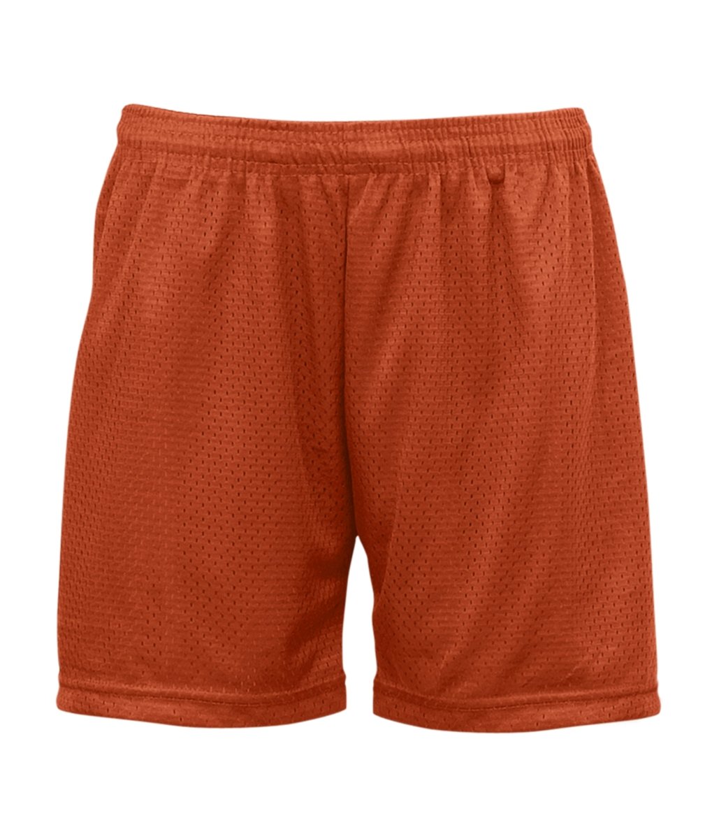 Augusta Sportswear LADIES MESH/TRICOT SHORTS - Augusta Sportswear 721600 BURNT ORANGE (BA) S