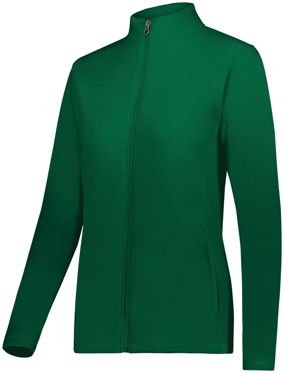 Augusta Sportswear Ladies Micro - Lite Fleece Full - Zip Jacket 6862 DARK GREEN S