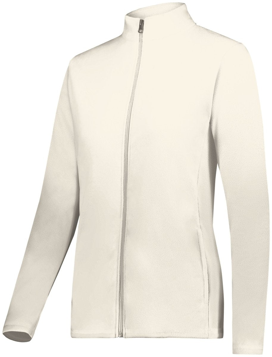 Augusta Sportswear Ladies Micro - Lite Fleece Full - Zip Jacket 6862 OYSTER S