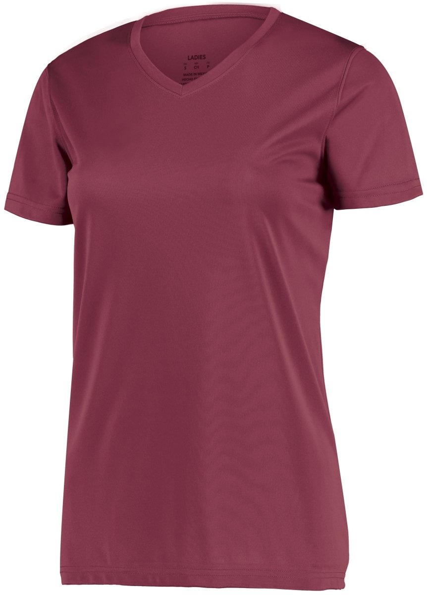 Augusta Sportswear Ladies NexGen Wicking Tee 1790 MAROON (HLW) S