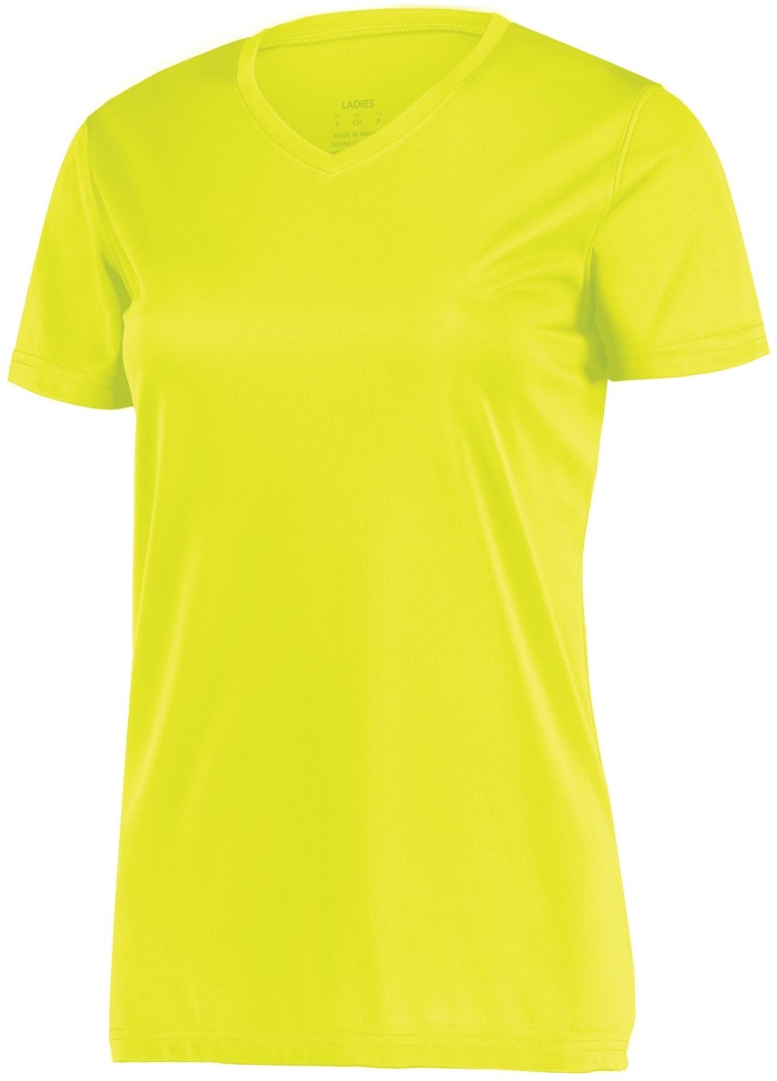 Augusta Sportswear Ladies NexGen Wicking Tee 1790 SAFETY YELLOW S