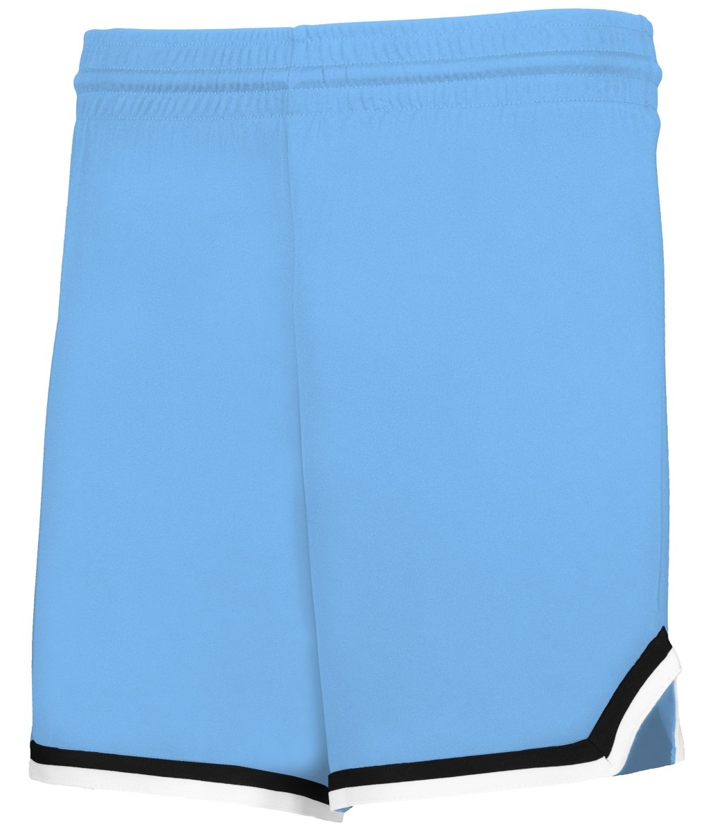 Augusta Sportswear LADIES RETRO BASKETBALL SHORTS - Augusta Sportswear A56000 COL BL/BLACK/WHITE (BA) S