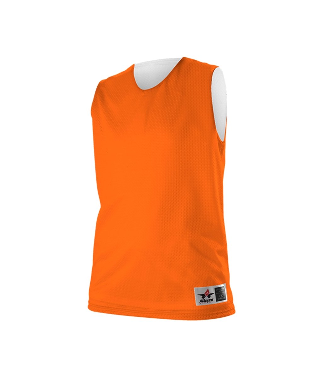 Augusta Sportswear LADIES REVERSIBLE MESH PRACTICE BASKETBALL JERSEY 560RW BT. ORANGE/WHITE (BA) S