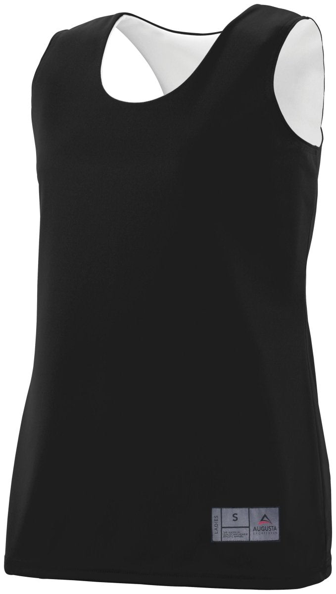 Augusta Sportswear Ladies Reversible Wicking Jersey 147 BLACK/WHITE S