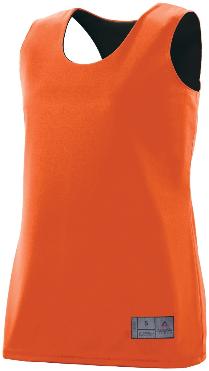 Augusta Sportswear Ladies Reversible Wicking Jersey 147 ORANGE/BLACK S