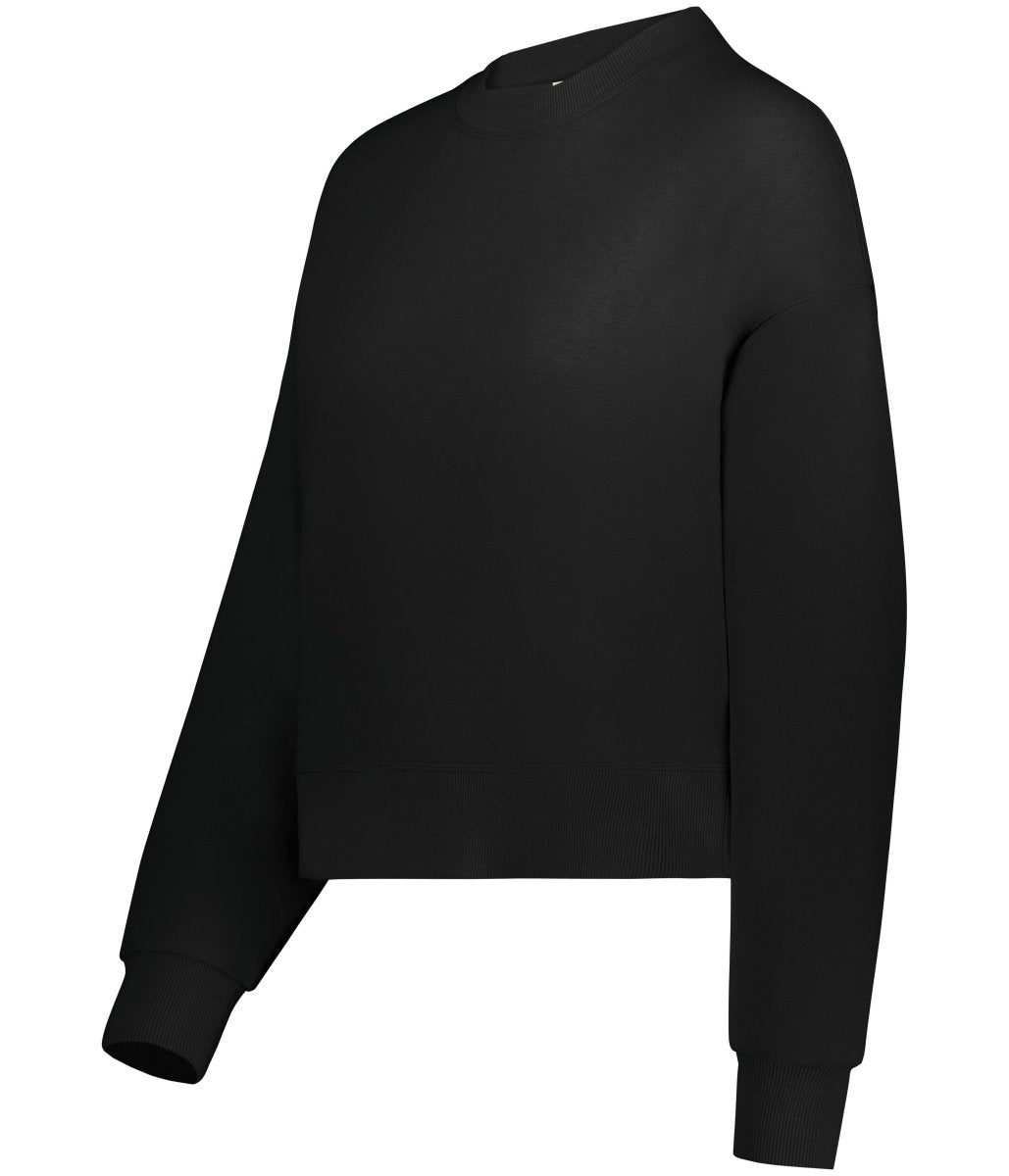 Augusta Sportswear Ladies Slouchy Crew 5424 BLACK S