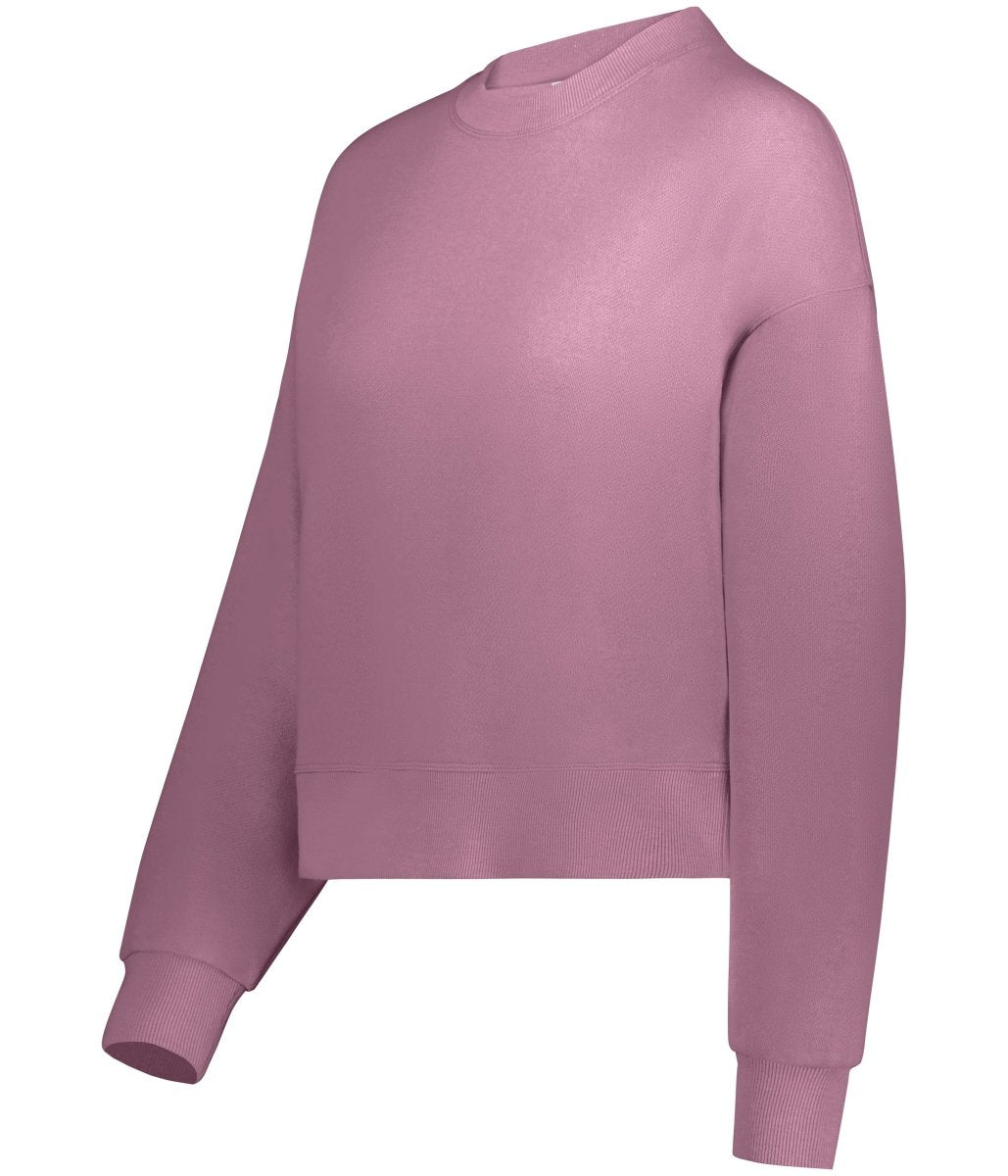 Augusta Sportswear Ladies Slouchy Crew 5424 DUSTY ROSE S