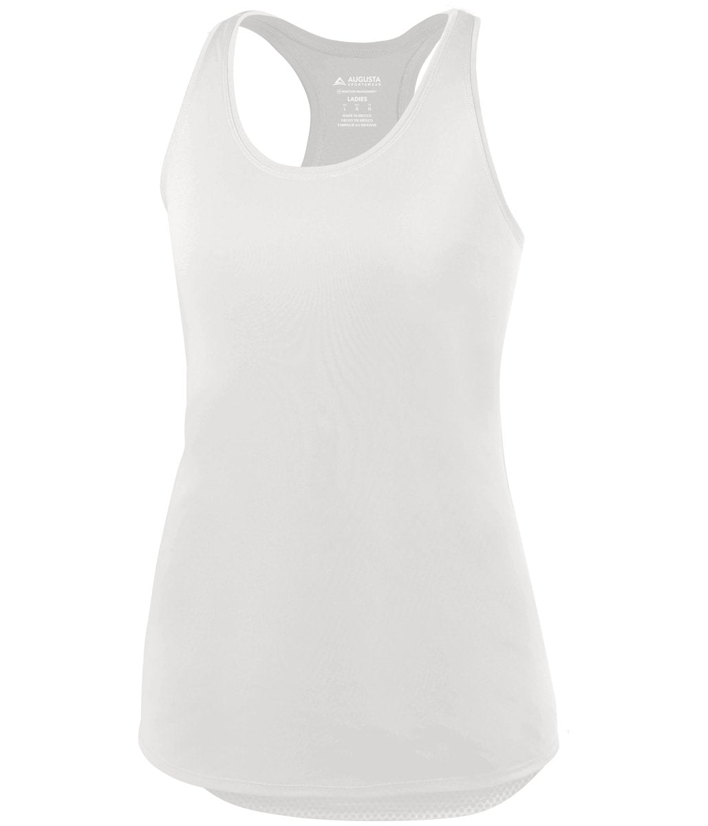 Augusta Sportswear Ladies Sojourner Tank 2434 WHITE S