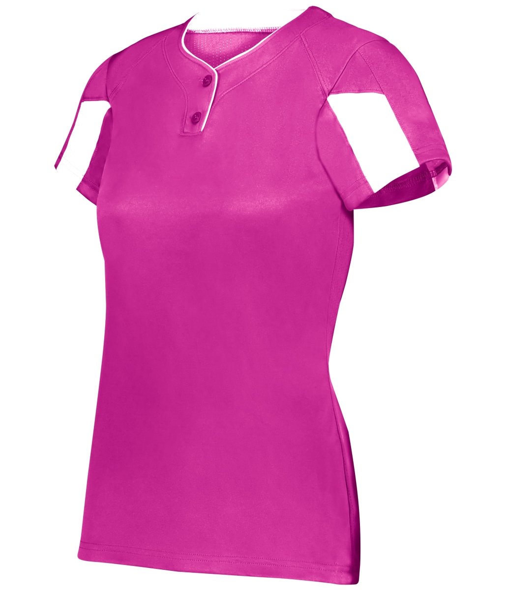 Augusta Sportswear LADIES STRIKER JERSEY 617600 HOT PINK/WHITE (BA) S