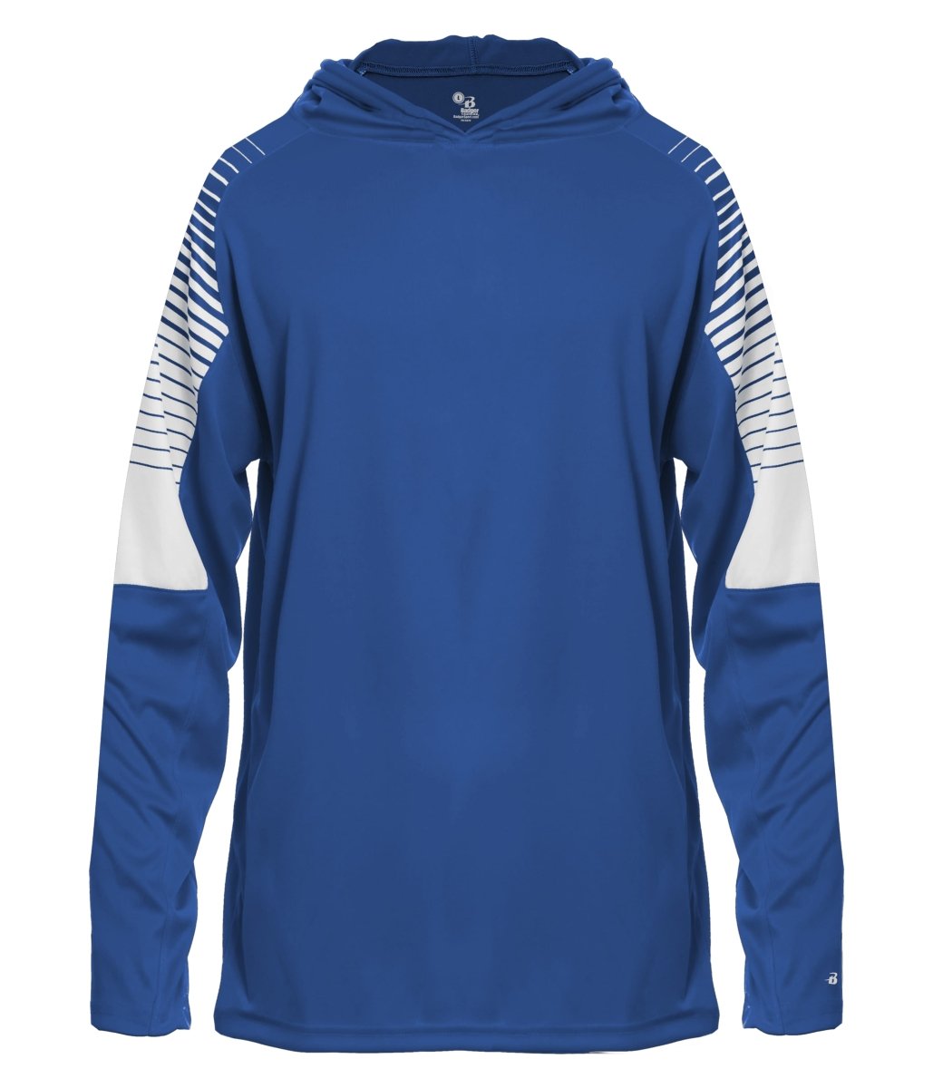 Augusta Sportswear LINEUP YOUTH HOOD TEE 221100 BA ROYAL/ROYAL LINEUP L