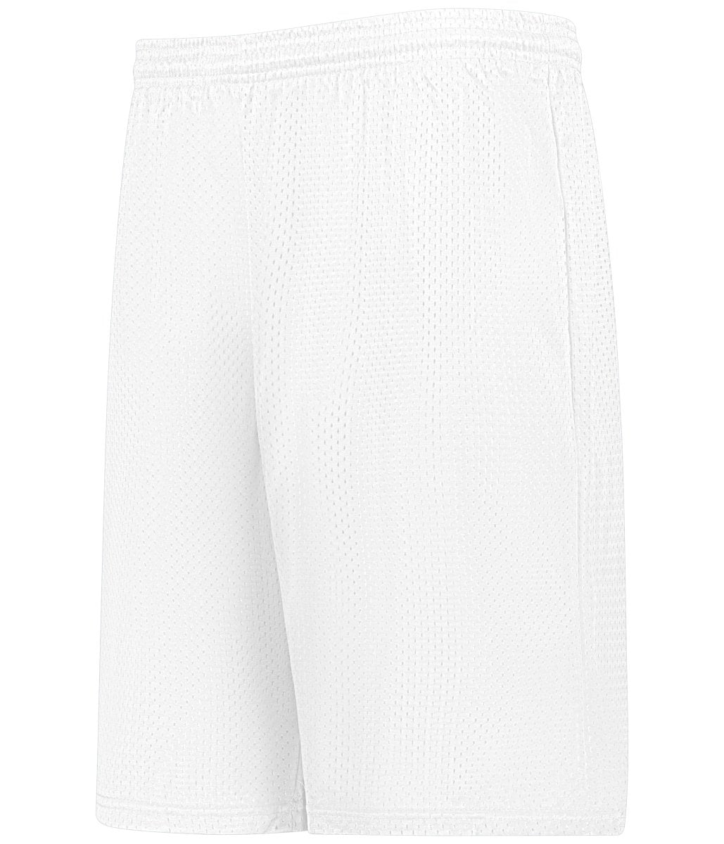 Augusta Sportswear MESH TECH BASKETBALL SHORTS 569P WHITE S