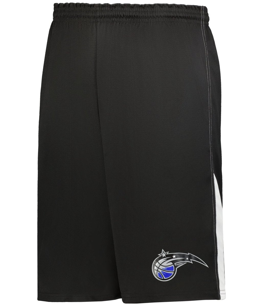 Augusta Sportswear NBA LOGO'D SHORTS - Augusta Sportswear A205LA NBA BLACK/WHITE/ORLANDO MAGIC S