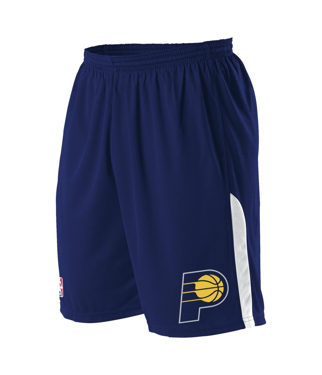 Augusta Sportswear NBA LOGO'D SHORTS - Augusta Sportswear A205LA NBA NAVY/WHITE/IN PACERS S