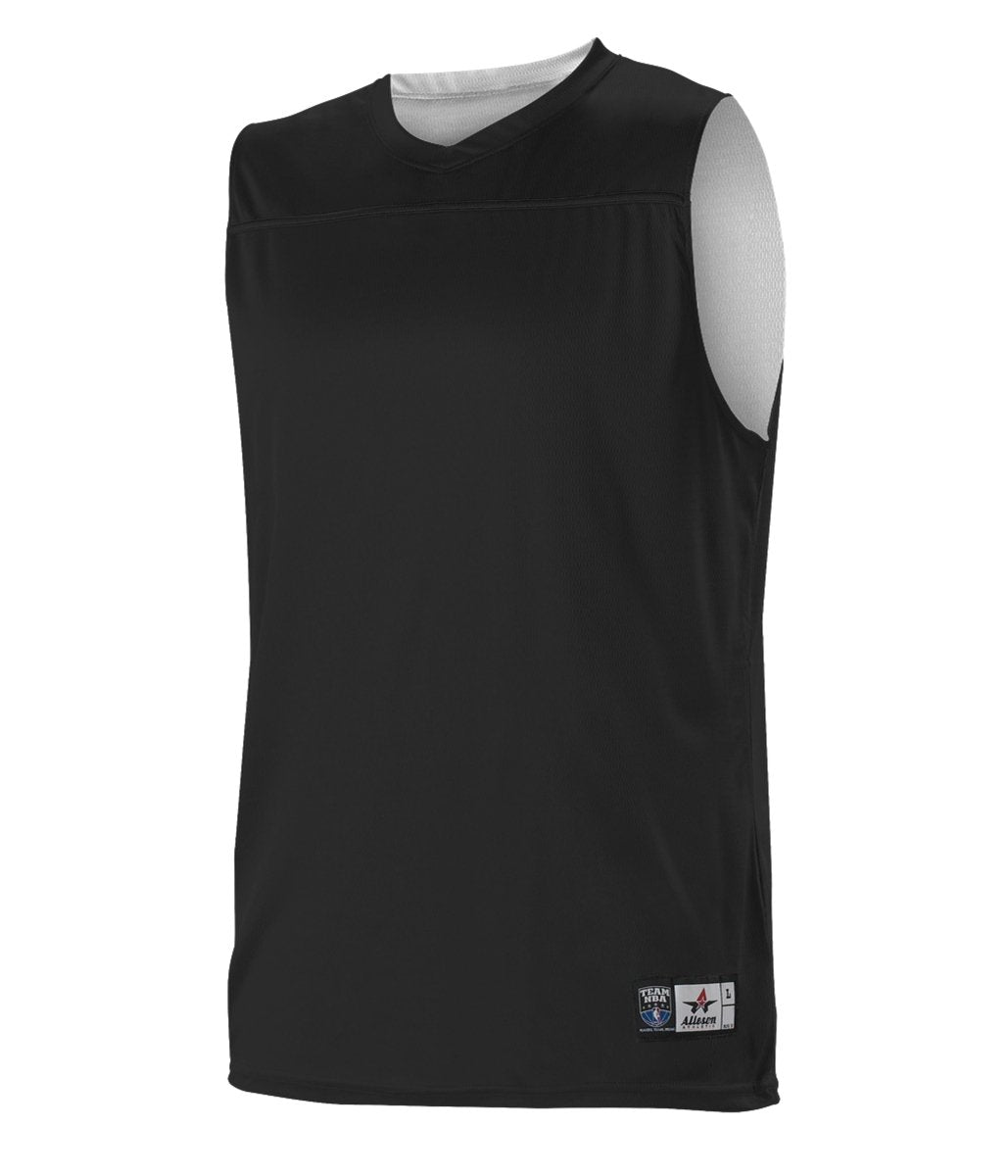 Augusta Sportswear NBA REVERSIBLE TEAM BASKETBALL JERSEY - Augusta Sportswear A105BA BLACK/WHITE (BA) S