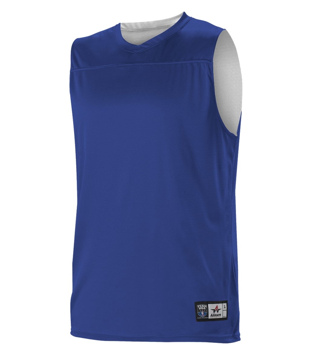 Augusta Sportswear NBA REVERSIBLE TEAM BASKETBALL JERSEY - Augusta Sportswear A105BA ROYAL/WHITE (BA) S