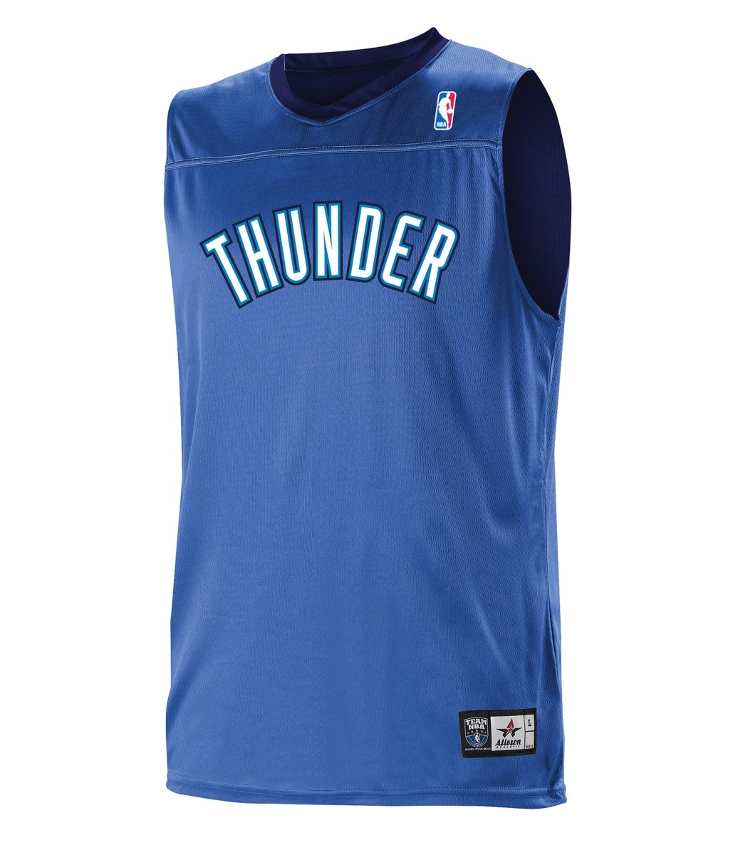 Augusta Sportswear NBA REVERSIBLE TEAM BASKETBALL JERSEY - Augusta Sportswear A105LA NBA THUN BLUE/NY/OKC THUNDER S
