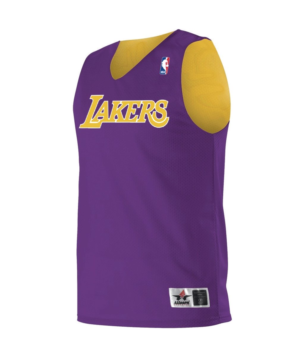 Augusta Sportswear NBA REVERSIBLE TEAM BASKETBALL JERSEY - Augusta Sportswear A115LA NBA PURPLE/GOLD/LA LAKERS S