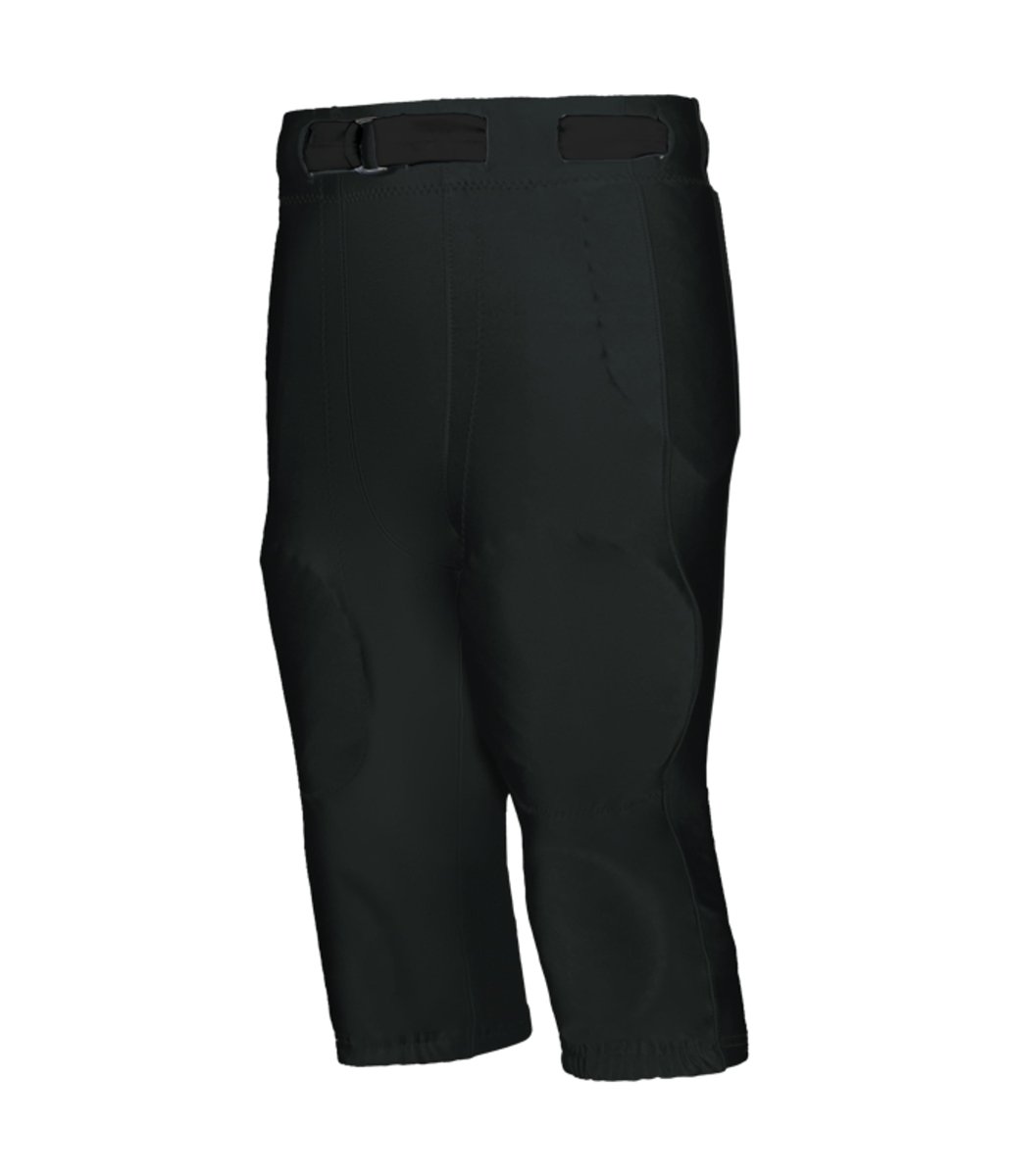 Augusta Sportswear No Fly Football Pant With Slotted Waist 675NF BLACK S