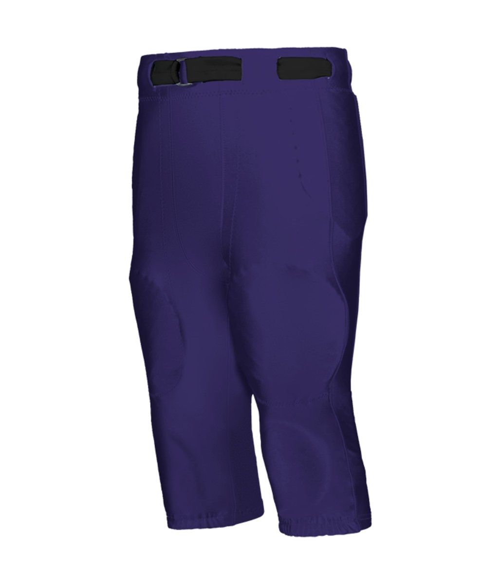 Augusta Sportswear No Fly Football Pant With Slotted Waist 675NF PURPLE (BA) S