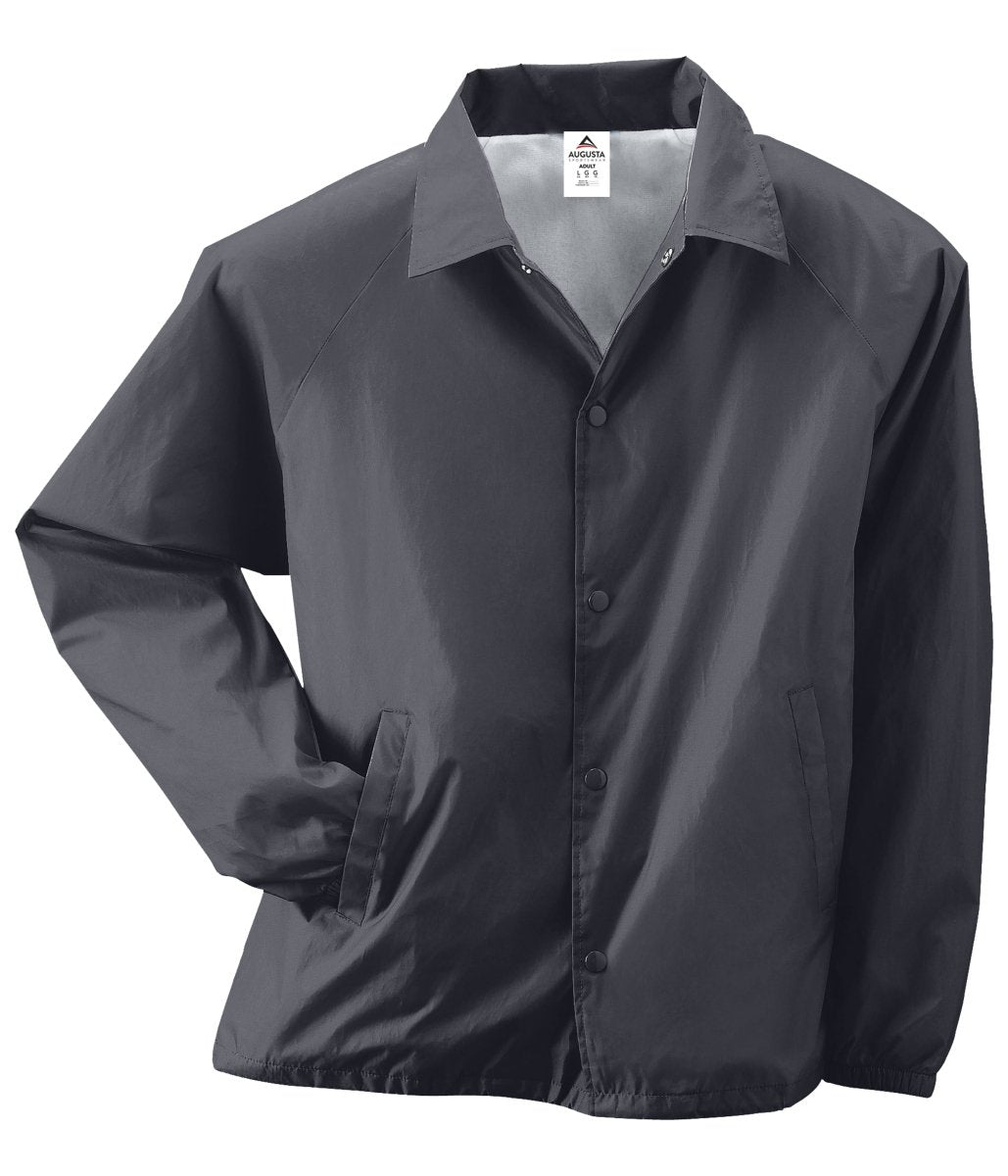 Augusta Sportswear Nylon Coach's Jacket/Lined 3100 GRAPHITE S