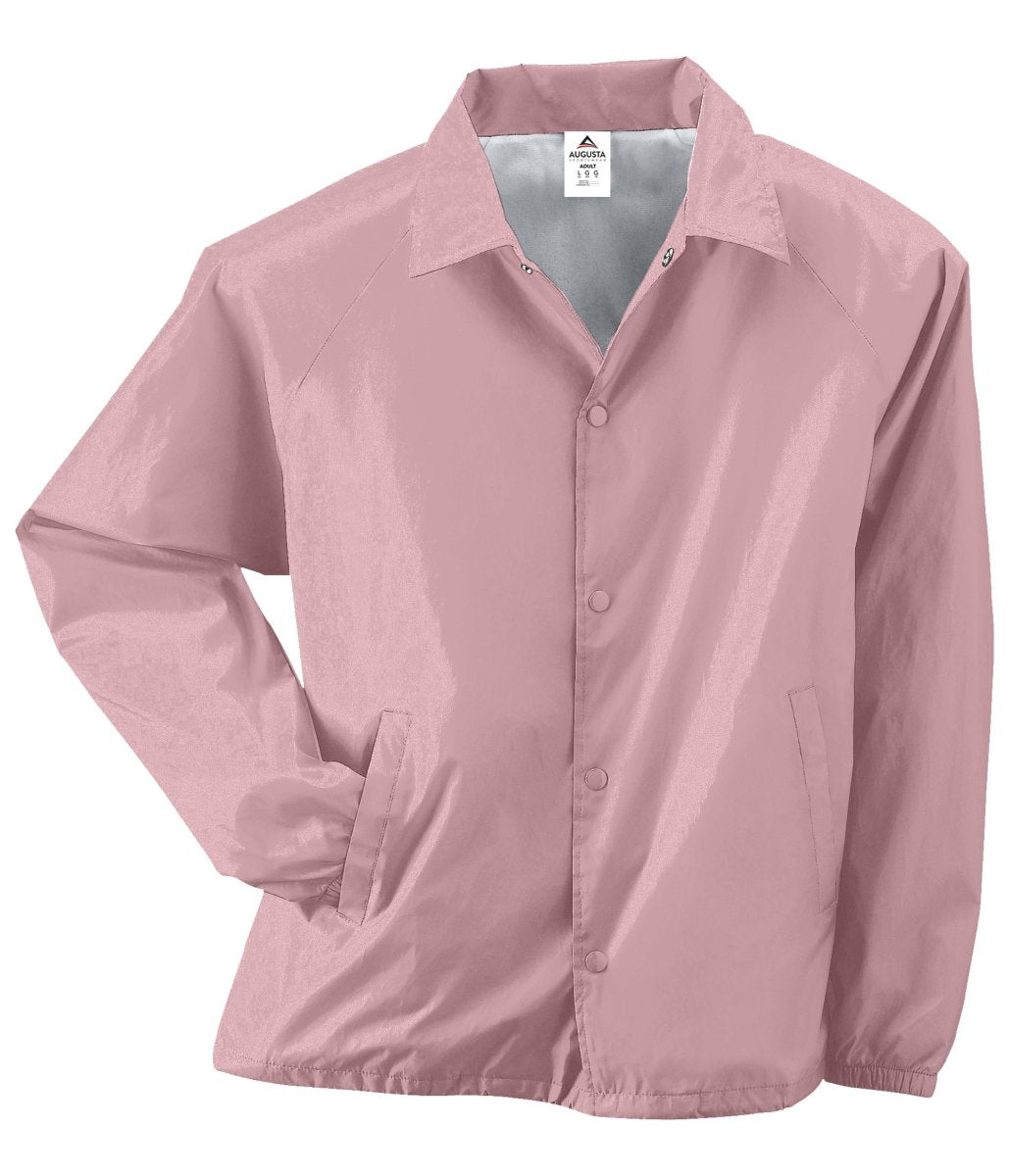 Augusta Sportswear Nylon Coach's Jacket/Lined 3100 LIGHT PINK S