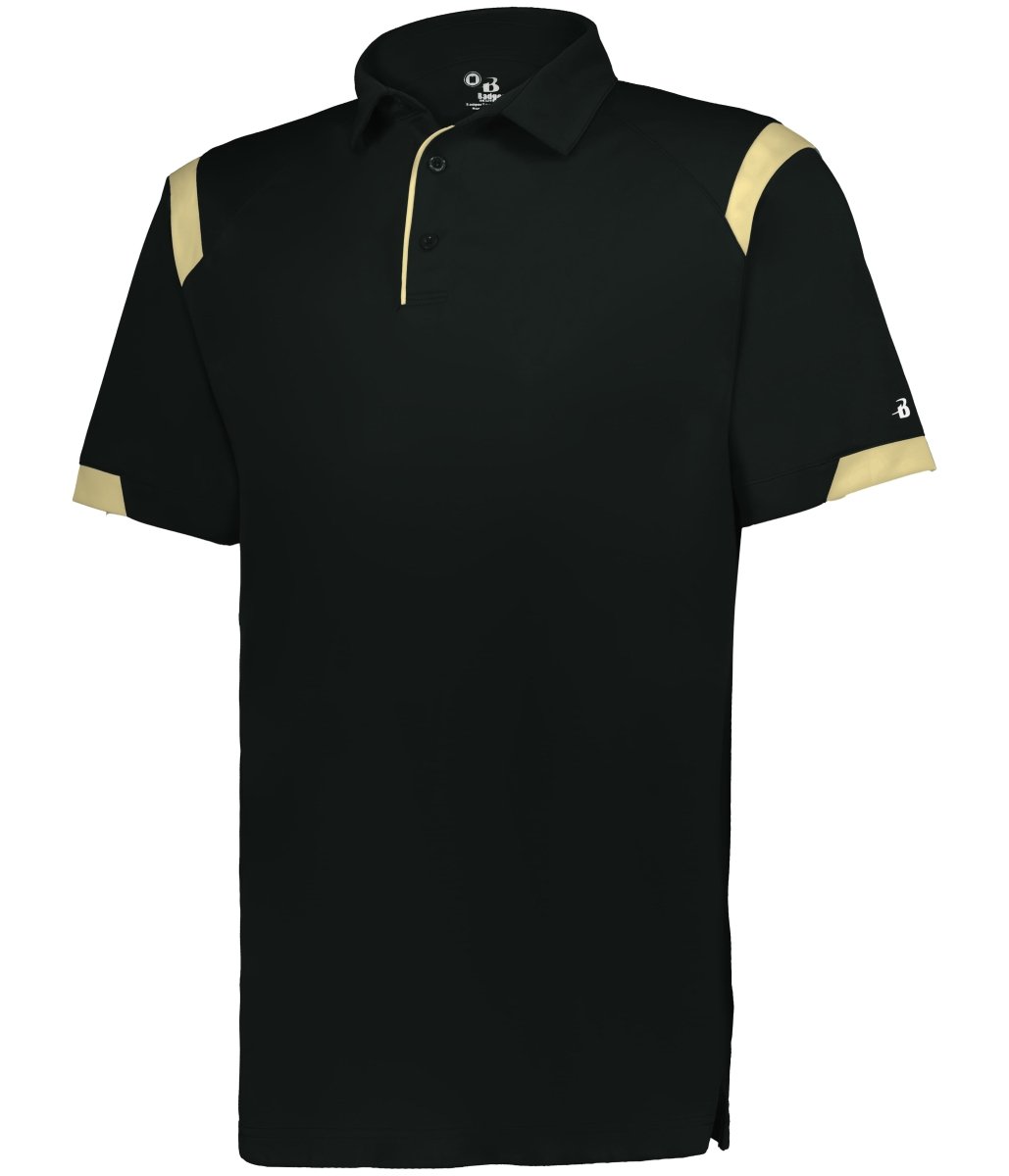 Augusta Sportswear ON THE RISE POLO 335000 BLACK/VEGAS (BA) S