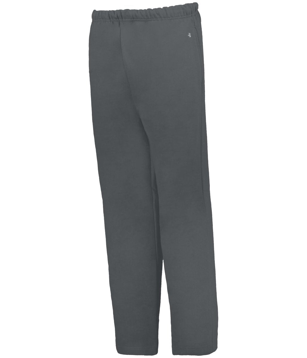 Augusta Sportswear Open Bottom Fleece Pant 127700 CHARCOAL (BA) S