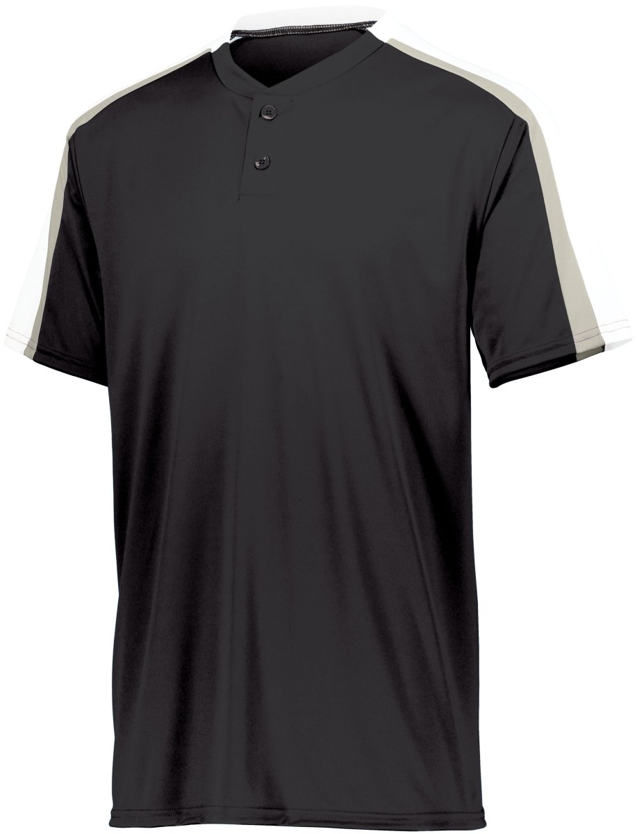 Augusta Sportswear Power Plus Jersey 2.0 1557 BLACK/WHITE/SILVER GREY S