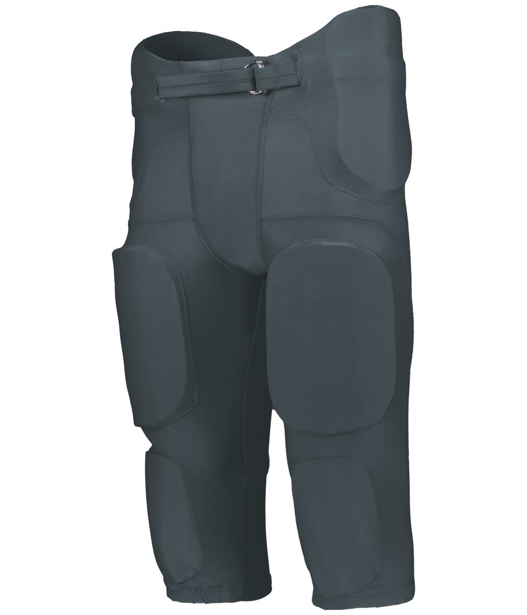 Augusta Sportswear POWER SPANDEX INTEGRATED FOOTBALL PANT 689S CHARCOAL SOLID (BA) S