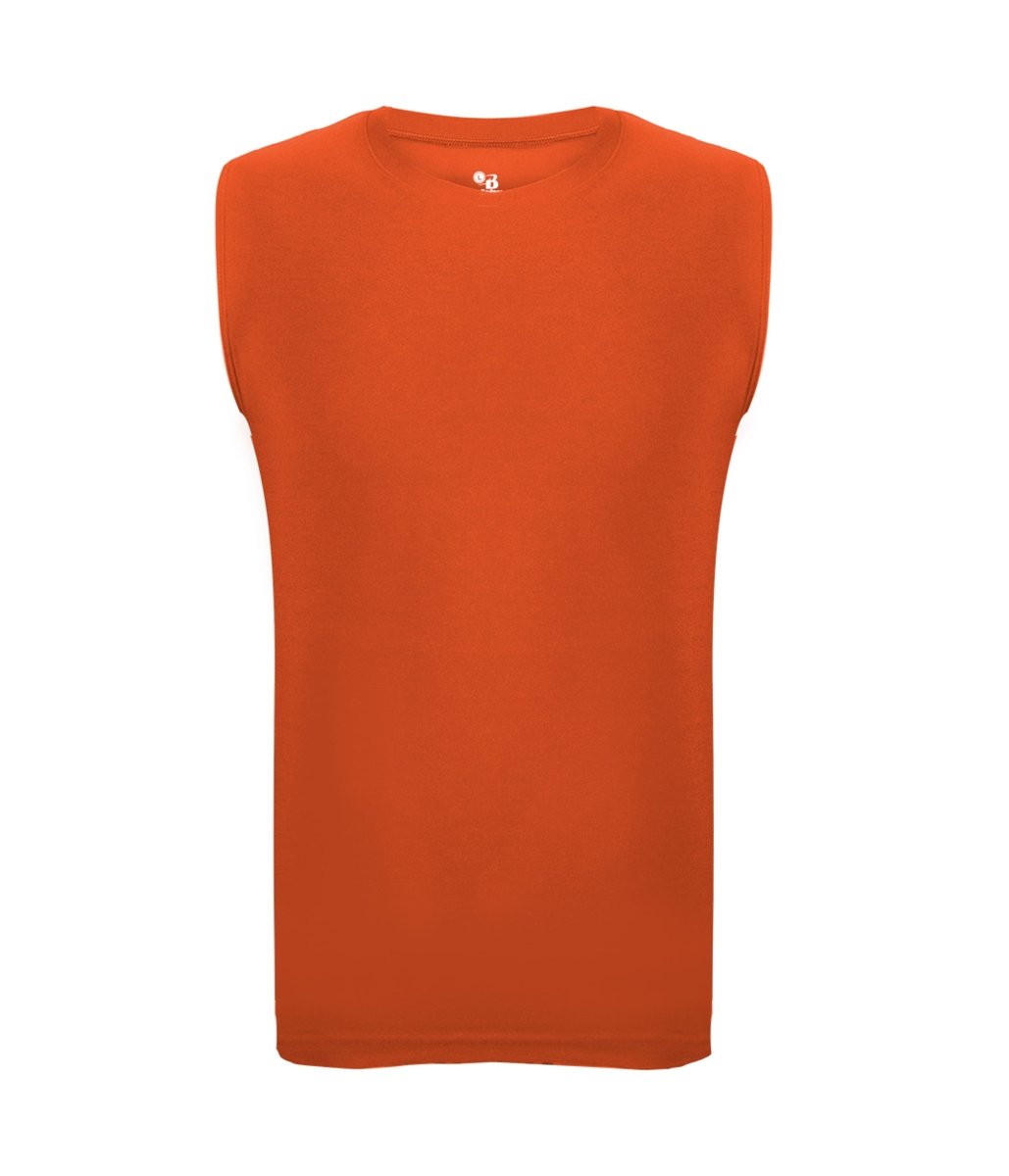 Augusta Sportswear PRO COMPRESSION SLEEVELESS CREW 463100 BURNT ORANGE (BA) S
