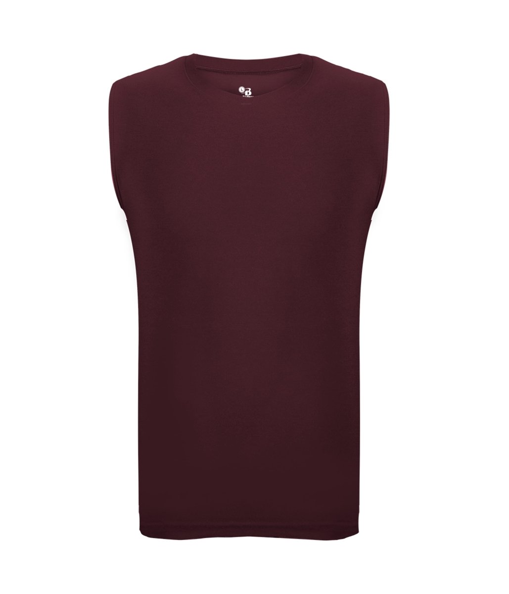 Augusta Sportswear PRO COMPRESSION SLEEVELESS CREW 463100 MAROON (BA) S