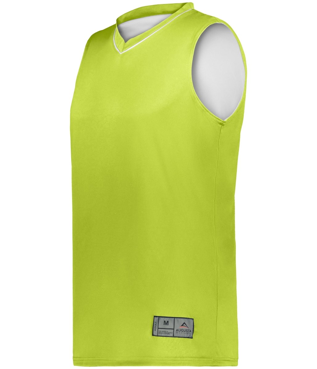 Augusta Sportswear Reversible Two - Color Jersey 152 LIME/WHITE S