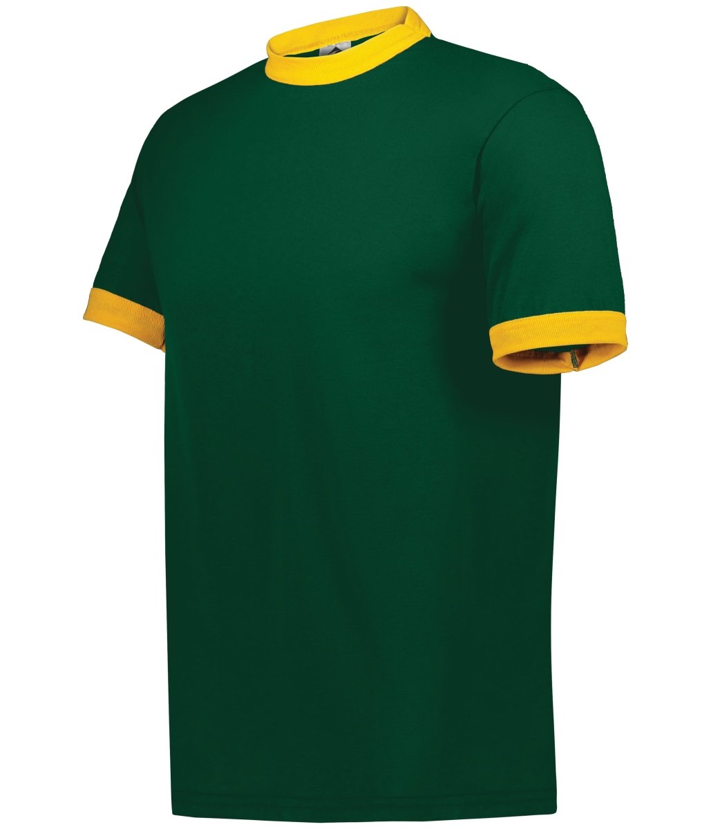 Augusta Sportswear Ringer T-Shirt - Augusta Sportswear 710 DARK GREEN/GOLD S