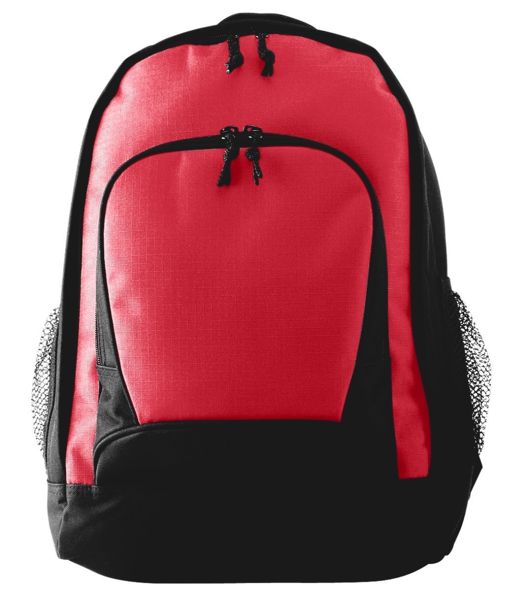 Augusta Sportswear Ripstop Backpack 1710 RED/BLACK OS