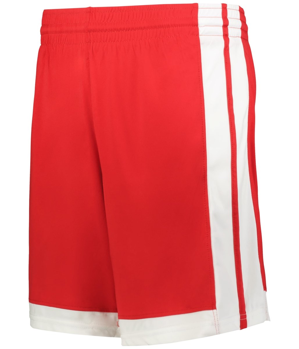 Augusta Sportswear SINGLE - PLY 7" BASKETBALL SHORTS 5387P RED/WHITE (BA) S