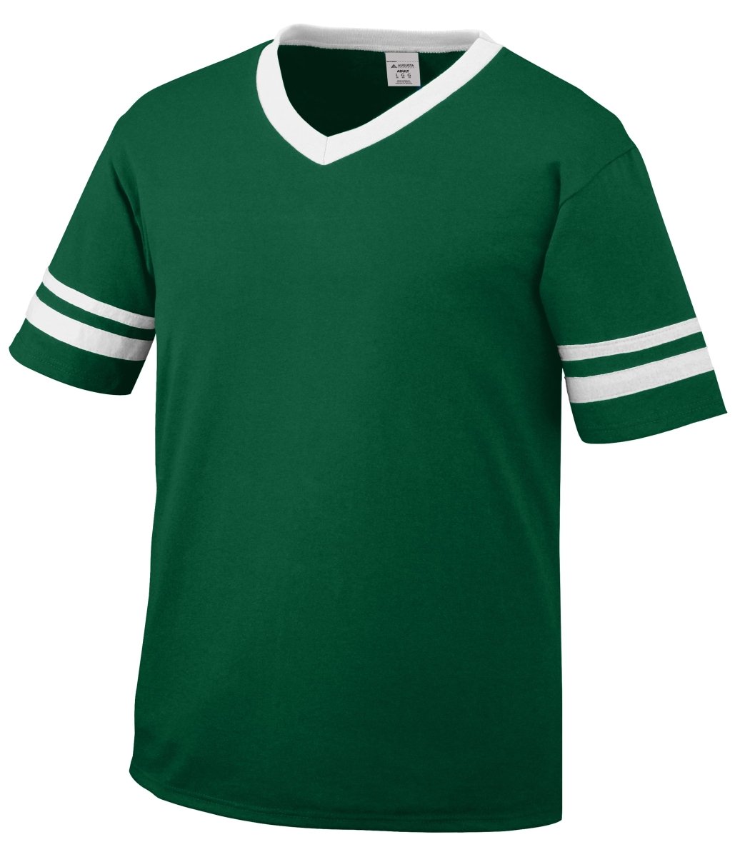 Augusta Sportswear Sleeve Stripe Jersey 360 DARK GREEN/WHITE S