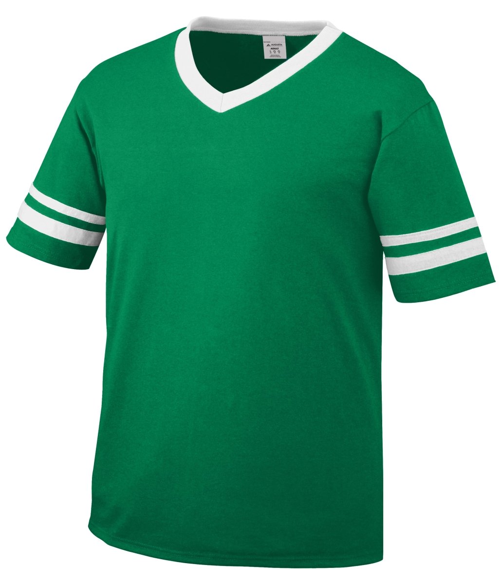 Augusta Sportswear Sleeve Stripe Jersey 360 KELLY/WHITE S