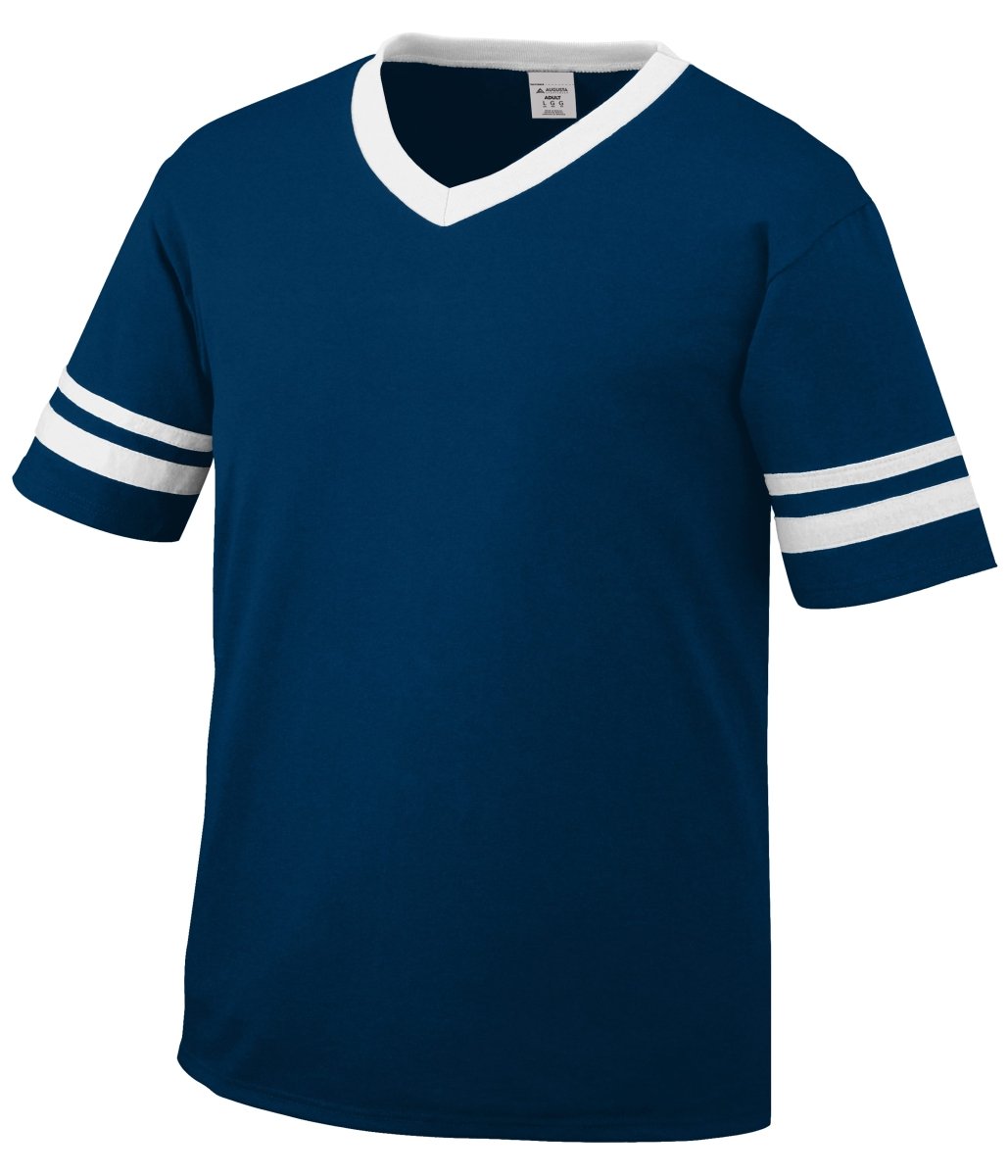 Augusta Sportswear Sleeve Stripe Jersey 360 NAVY/WHITE S