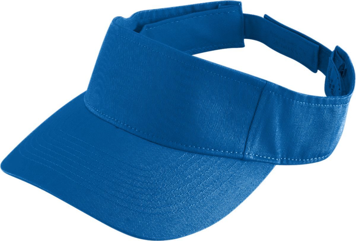 Augusta Sportswear Sport Twill Visor 6225 ROYAL OS