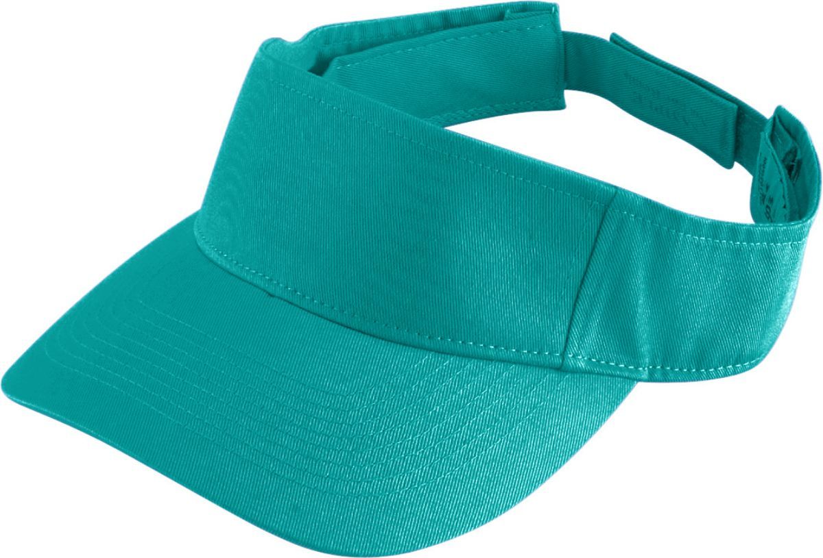 Augusta Sportswear Sport Twill Visor 6225 TEAL OS