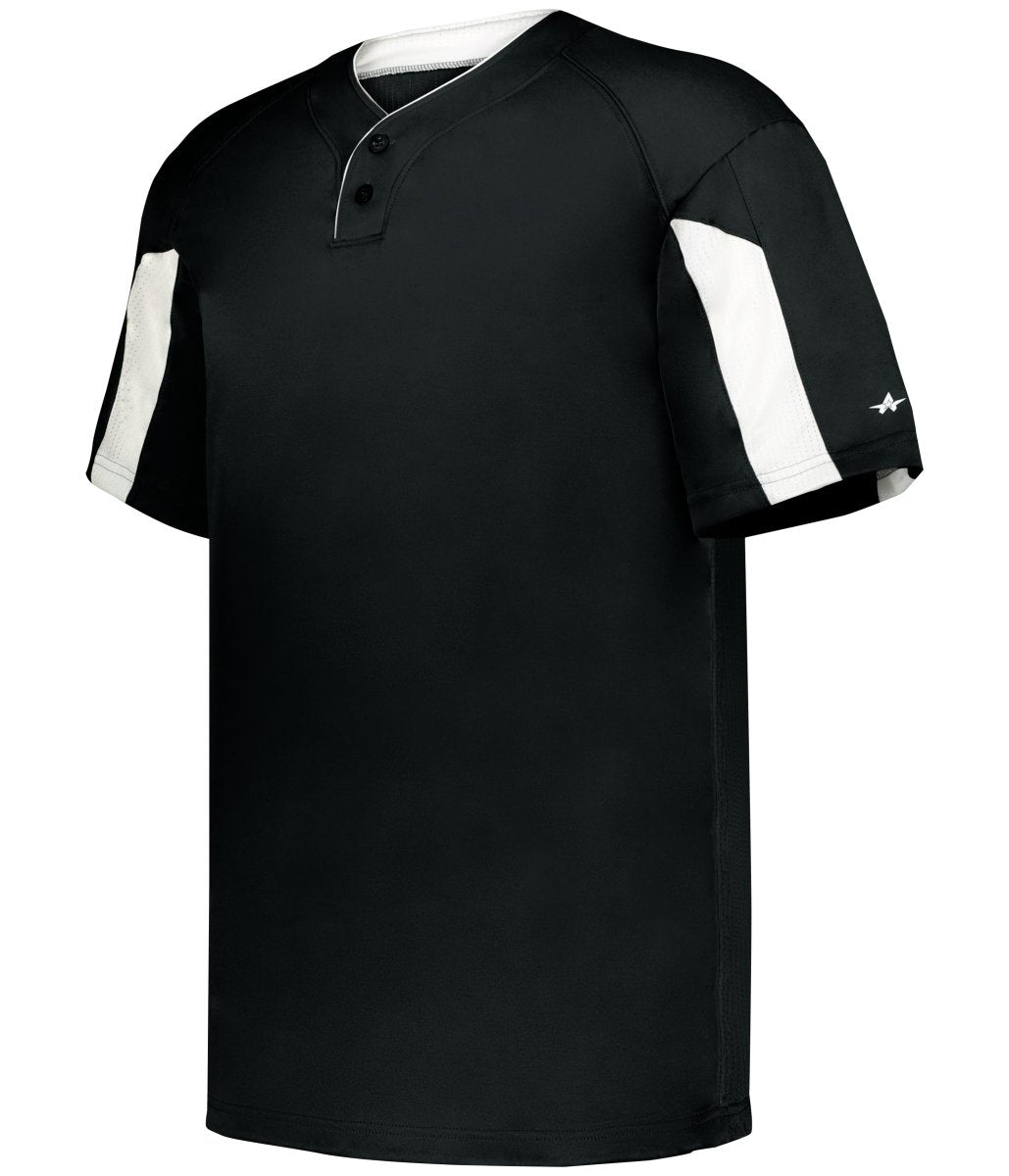Augusta Sportswear STRIKER BASEBALL JERSEY - Augusta Sportswear 797600 BLACK/WHITE (BA) S