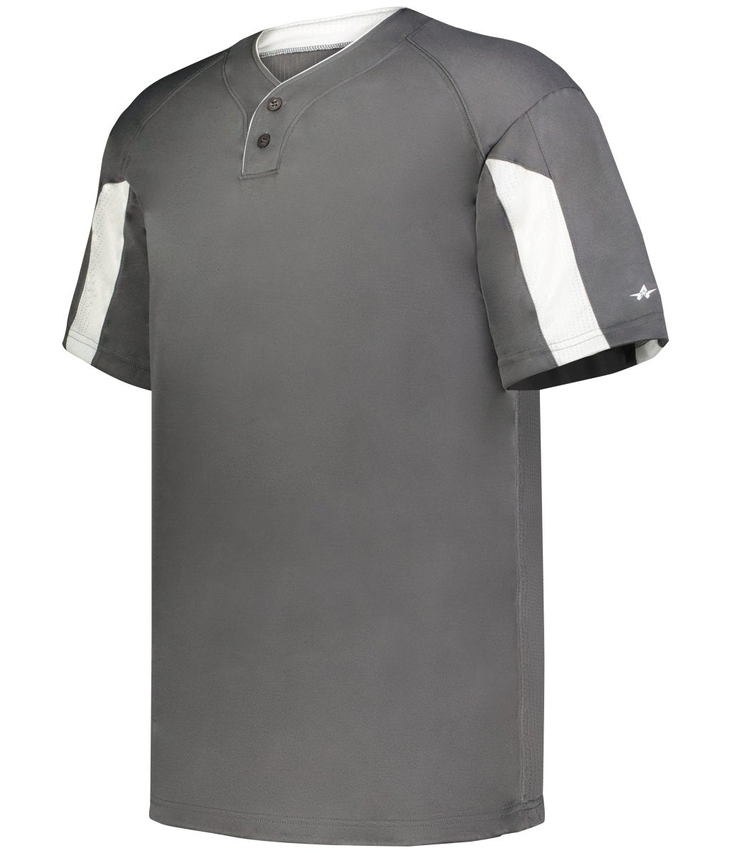 Augusta Sportswear STRIKER BASEBALL JERSEY - Augusta Sportswear 797600 GRAPHITE/WHITE (BA) S