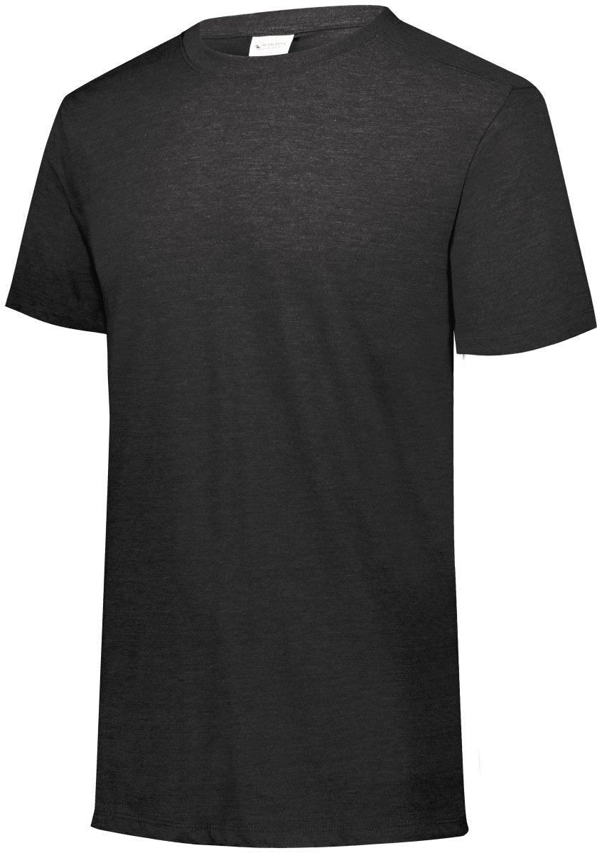 Augusta Sportswear Tri - Blend Tee 3065 BLACK HEATHER S